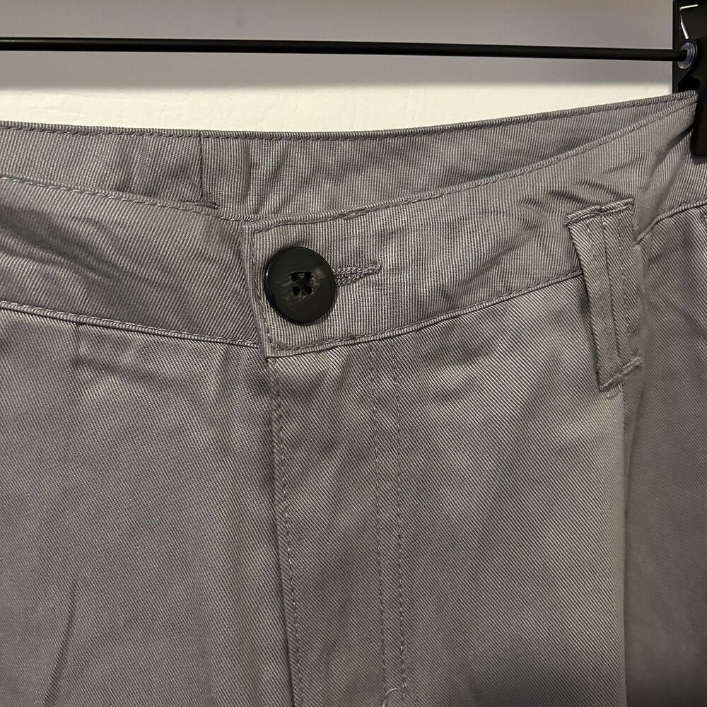 Sundance Women's Gray Tencel Pleated High Rise Straight Pants Size 12 Office - Picture 5 of 11